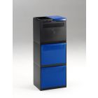 3 Mód. pretos 2x baldes basc. azuis 1x balde tampa azul 1 aro