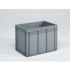 Caixa E-line empilhável 600x400x425 mm 90L, cinza Virgin PP
