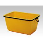 Tina de argamassa 200 L, 995x665x490 mm, com alças amarelo