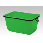 Tina de argamassa 200 L, 995x665x490 mm, com alças verde