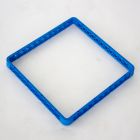 Extensão 500x500x40 mm, sem divisórias, azul