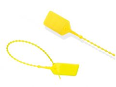 Selo LightLock, 220 mm, ø2,6 mm, tag18x21 mm, 1000 unidades, amarelo