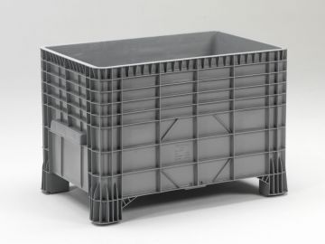 Caixa de grande volume 550 L, 1200x800x800 mm, 4 pés, fechada