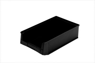 Caixa de bico empilhável 16,7 L 500x310x145 mm (tamanho 2H) ESD, preto (por unidade)