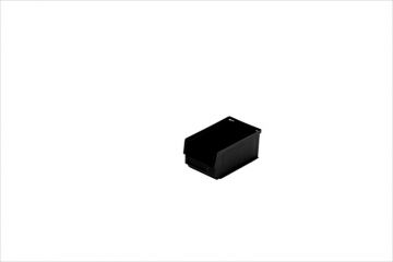 Caixa de bico empilhável 0,9 L 170x102x77 mm (tamanho 5) ESD preto