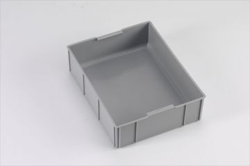 Caixa Alveolo 355x277x99mm para 1/2 de caixa 600x400 mm, cinza claro