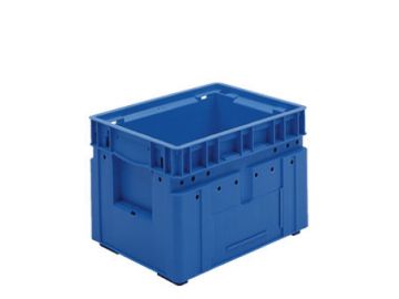 Caixa empilhável C-KLT19 L 400x300x280 mm azul (por unidade)