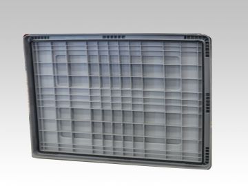 Tampa para caixa-palete 1200x1000 mm com vedante borracha