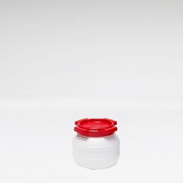 Bidão boca larga 3,6 L ø 198 mm altura 171 mm branco pegas