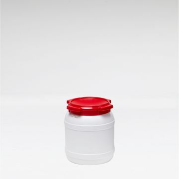 Bidão boca larga 15,4 L ø 274 mm altura 327 mm branco pegas