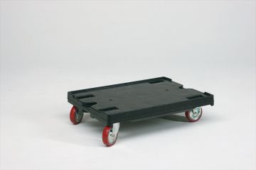 Plataforma rolante 800x600x200 mm fechado preto