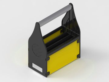 Cesta de transporte 242x131x302 mm para 4 dispositivos (tablets)