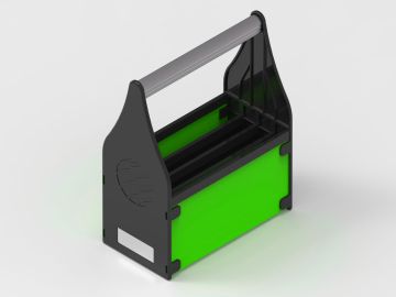 Cesta de transporte 242x131x302 mm para 4 dispositivos (tablets)