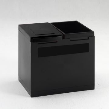 Módulo para papel e outros resíduos 400x300x350 mm preto/preto