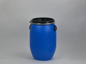 Bidão de plástico aprovação UN, 60L, azul
