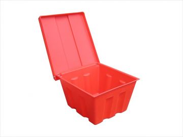 Caixa para areia 100 L 680x750x720 mm vermelho