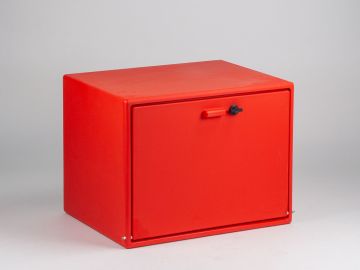 Caixa para Scooter 100 L  570x440x435 mm vermelho