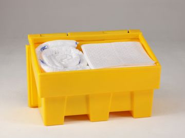 Kit de intervenção 330 litros para utilização universal, amarelo (por unidade)