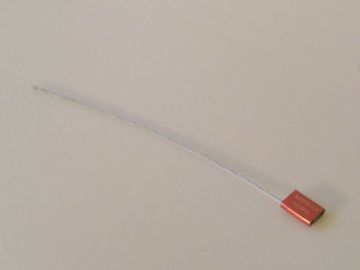 Selo AluLock, 250 unid, ø3,5 x300 mm c numeração sequencial vermelho