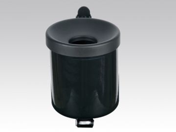 Cinzeiro de parede em aço 0,5 L 100x130 mm ± 150 beatas cinza (por unidade)