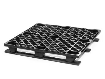 Palete exportação 1200x1000x145 mm PO preto (por unidade)