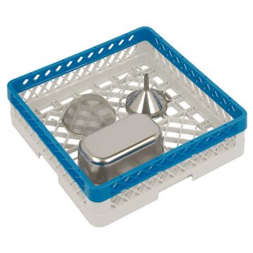 Tabuleiro perfurado 500x500x140 mm com 1 extensão sem divisórias