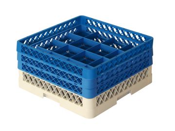 Tabuleiro 500x500x220 mm para 16 copos até Ø 112 mm