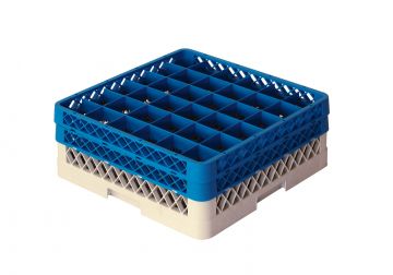 Tabuleiro perfurado 500x500x180 mm p 36 copos até ø74 mm
