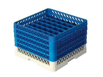 Tabuleiro perfurado 500x500x300 mm p 49 copos até Ø64 x 85 mm