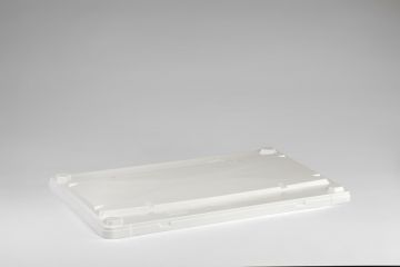 Tampa plástica solta p caixa palete higiénica 1200x800 mm branco
