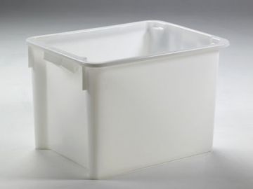 Caixa hig. euronorm empilhável encaixável, 800x600x500mm, 170L, branca