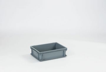 Caixa Classic empilhável 400x300x120 mm, 11 L, cinza (por unidade)