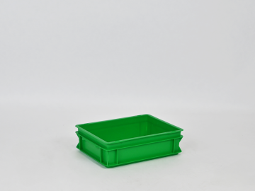 Caixa Normbox empilhável 400x300x120 mm 10L, cinza Virgin PP