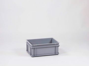 Caixa E-line empilhável 400x300x170 mm 15L, cinza Virgin PP