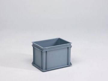 Caixa E-line empilhável 400x300x270 mm 25L, cinza Virgin PP