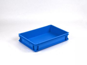 Normbox Caixa empilhável 600x400x120 mm, 20L PP virgem azul