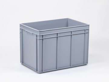 Caixa E-line empilhável 600x400x425 mm 90L com pegas fechadas