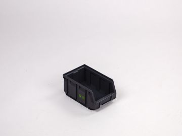 Caixa de bico 1,0 L 167/140x105x82 mm, preto
