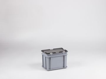 Caixa E-line 9L com tampa cinza