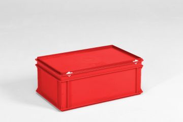 Caixa E-line 40L com tampa vermelho
