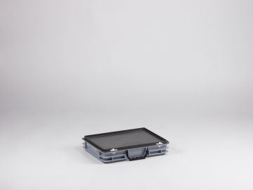 Mala E-line 6 L empilhável 400x300x80 mm cinza