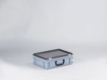 Euroline Caixa-maleta E-Line 10 L 400x300x135 mm com 1 pega, PP reciclado