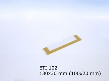 Suporte para etiqueta autocolante 130x30 mm