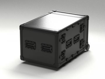 EXO Rack Case 19" 8U, Estrutura de Alumínio Vulcan Rack, 574x779x483 mm