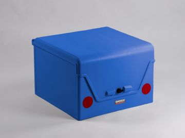 Caixa de distribuição modular ±92 L, carga frontal e superior, azul