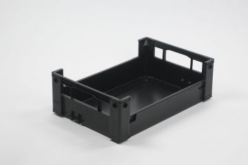 Caixa empilhável para criação de insetos 600x400x190/110 mm