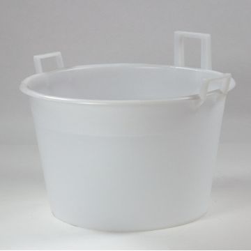 Tina alimentar 120L ø700x545mm branco