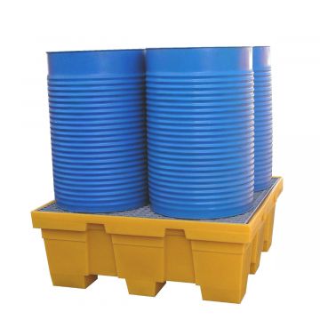 Bacia de retenção 450 L 1235x1235x475 mm com grelha