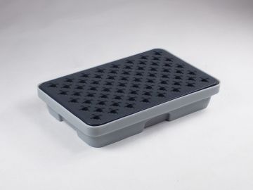 Bacia de retenção 20 L 635x410x115 com grelha cinza