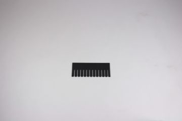 Banda separadora 255x100x5 mm, preto, intervalo 20 mm